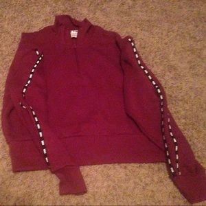 Brand new never worn pink half zip